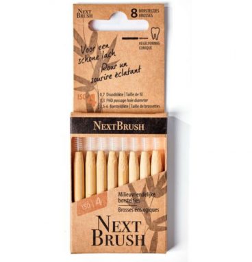 Nextbrush Ragers Bamboe ISO 4 8 stuks