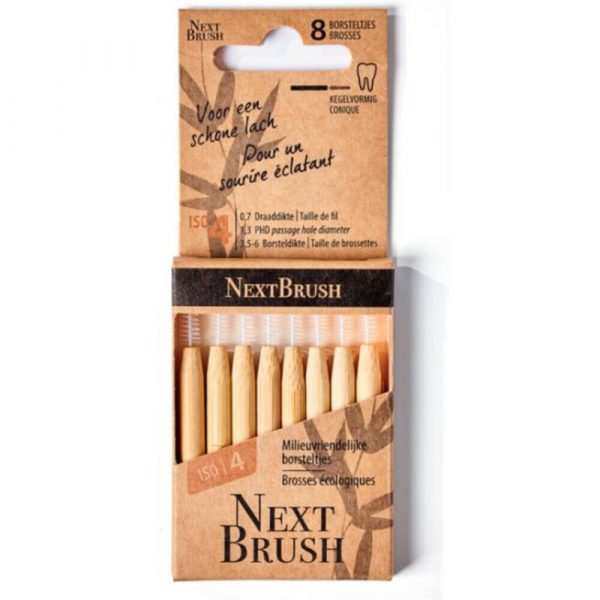 Nextbrush Ragers Bamboe ISO 4 8 stuks