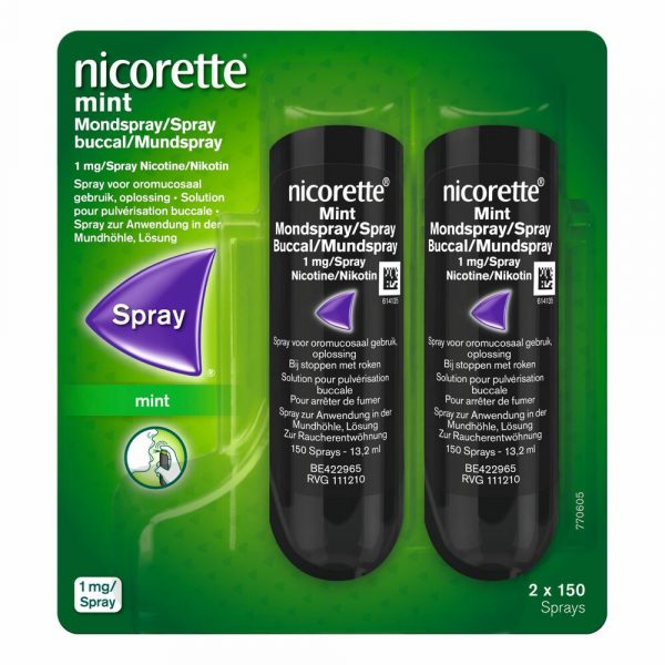 Nicorette Mondspray Mint Duo