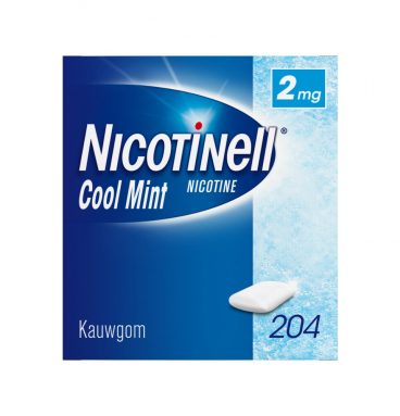 Nicotinell Kauwgom Cool Mint 2 mg 204 stuks