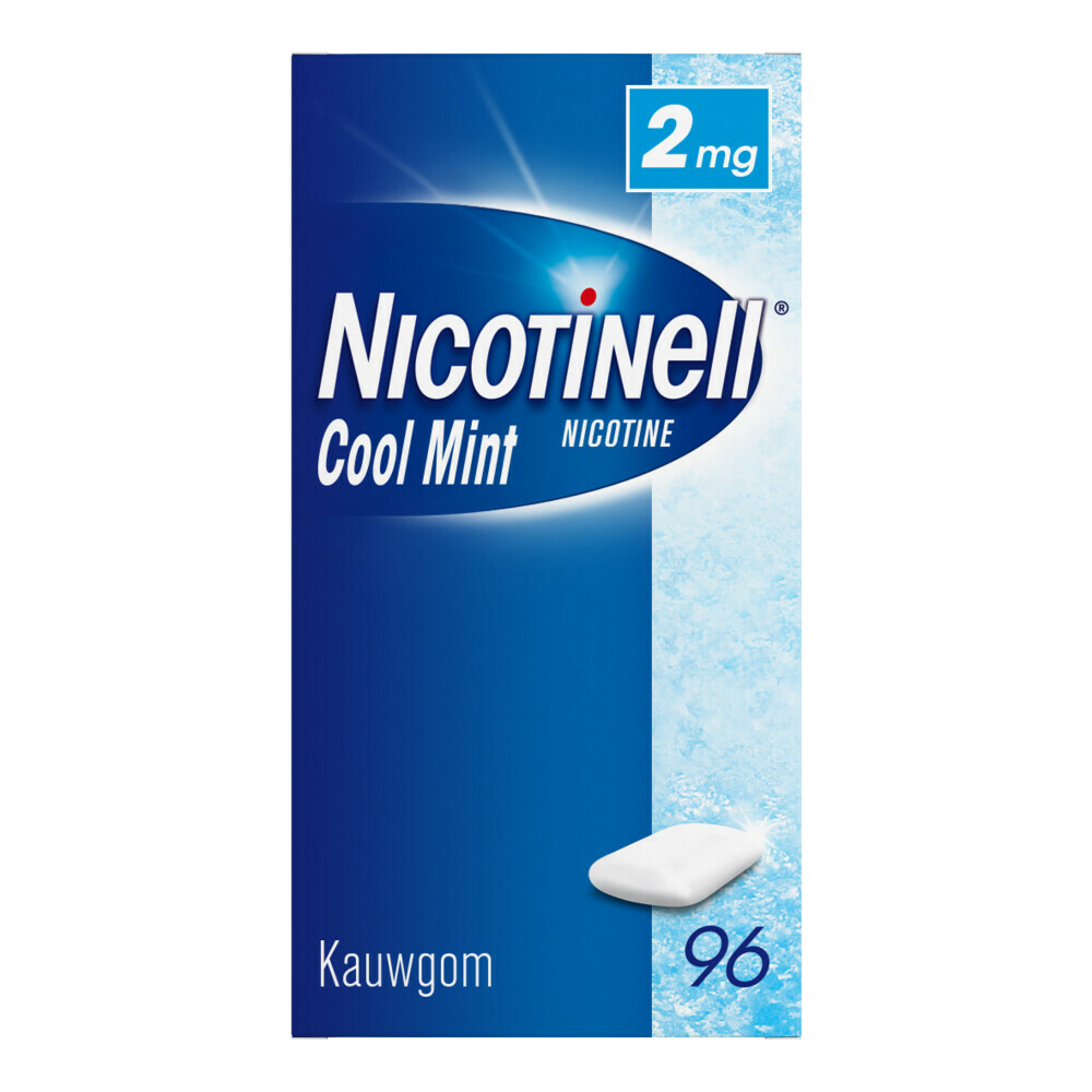 Nicotinell Kauwgom Cool Mint 2 mg 96 stuks