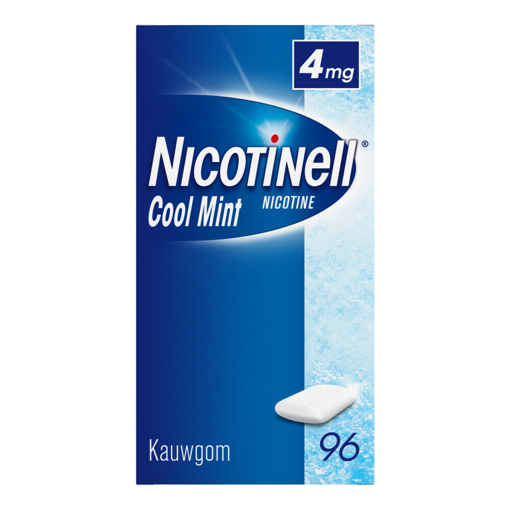 Nicotinell Kauwgom Cool Mint 4 mg 96 stuks