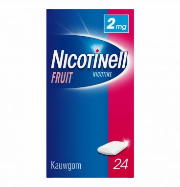 Nicotinell Kauwgom Fruit 2 mg 24 stuks