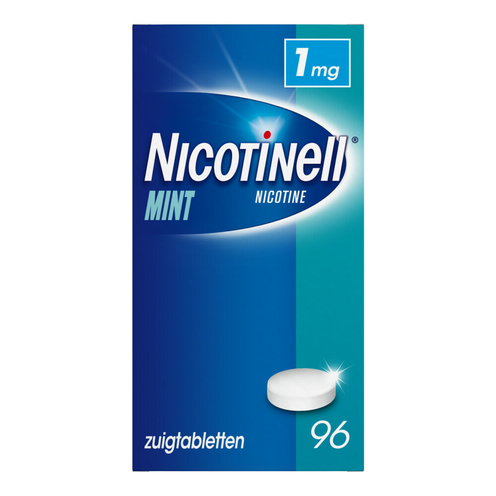 Nicotinell Zuigtablet Mint 1mg 96 zuigtabletten