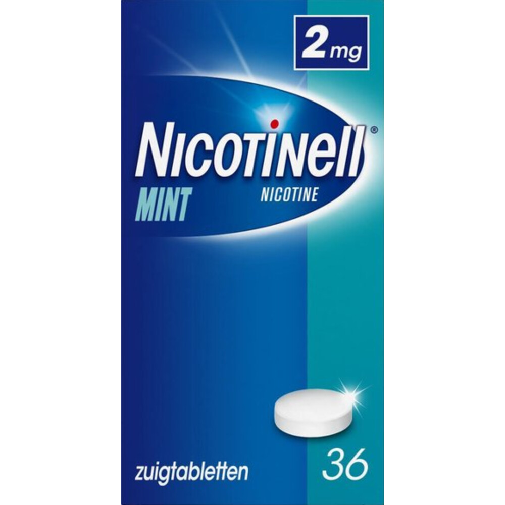 Nicotinell Zuigtablet Mint 2mg 36 zuigtabletten