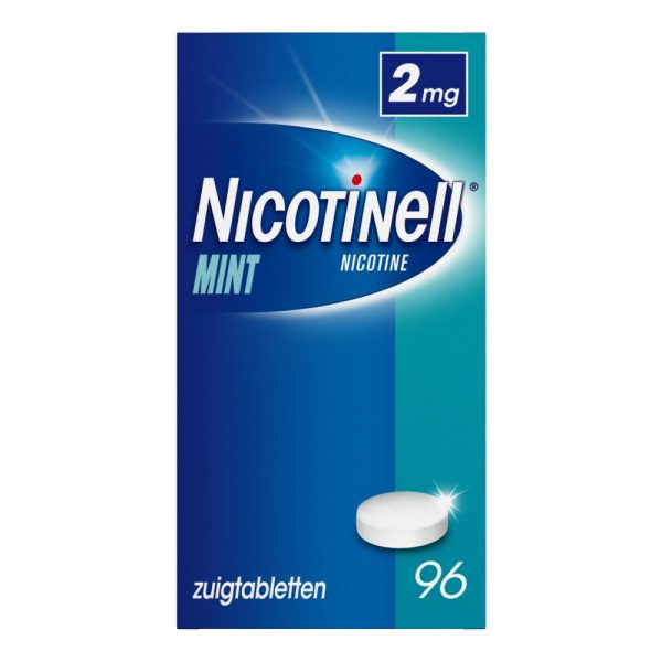 Nicotinell Zuigtablet Mint 2mg 96 zuigtabletten