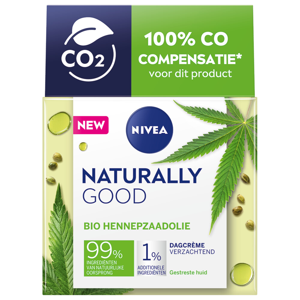 Nivea Dagcréme Naturally Good Organic Hemp Seed Oi 50 ml