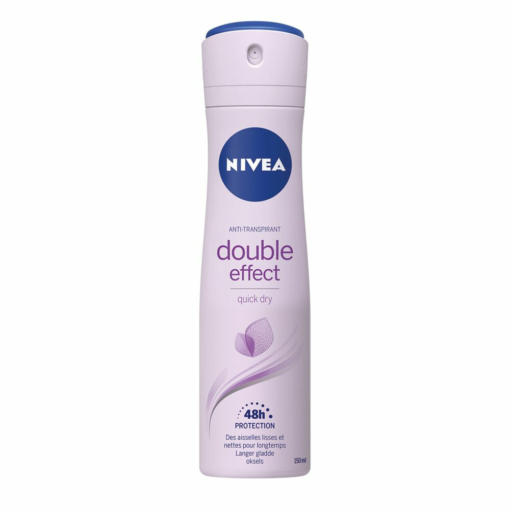 3x Nivea Deodorant Spray Double Effect 150 ml