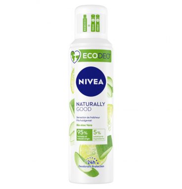 Nivea Deodorant Spray Naturally Good Aloe Vera 125 ml