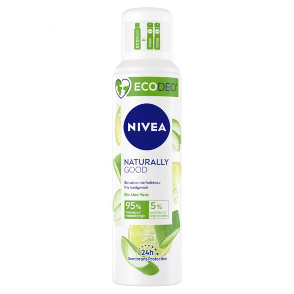 Nivea Deodorant Spray Naturally Good Aloe Vera 125 ml