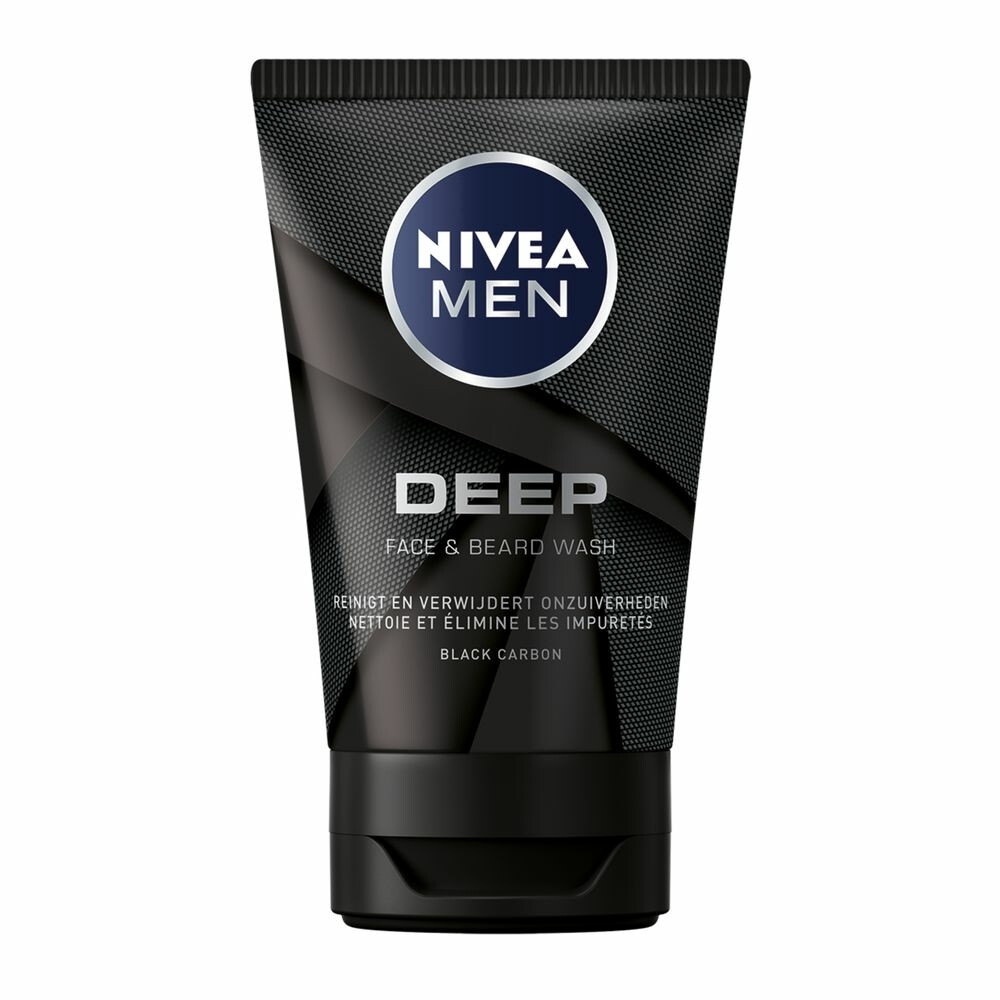 Nivea Men Deep Gezicht + Baard Wash 100 ml