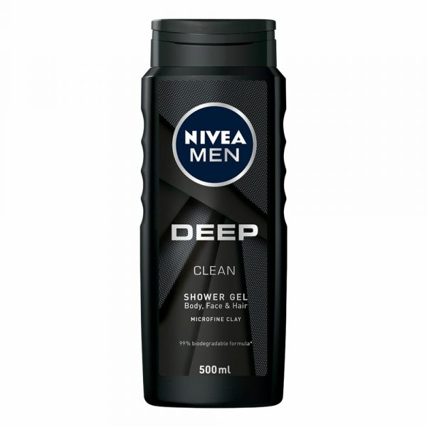 3x Nivea Men Douchegel Deep Clean 500 ml