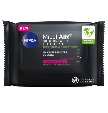 Nivea MicellAIR Skin Breathe Professional Reinigingsdoekjes 20 stuks