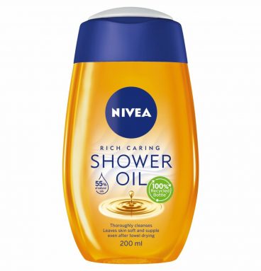 6x Nivea Natural Shower Oil Doucheolie 200 ml