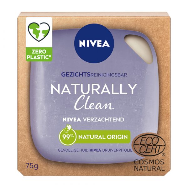 Nivea Naturally Clean Bar Verzachtend 75 gr