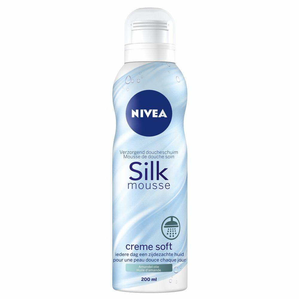 Nivea Shower Silk Mousse Creme Soft 200 ml