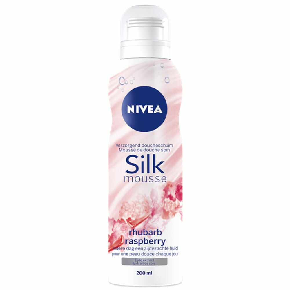 Nivea Shower Silk Mousse Rhubard Raspberry 200 ml