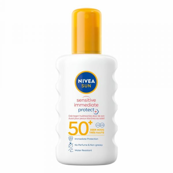 2x Nivea Sun Sensitive Anti-Allergie Zonnemelk SPF 50 200 ml