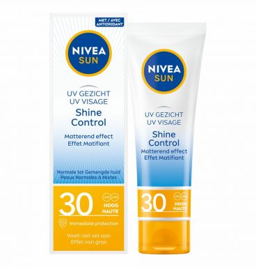 2x Nivea Sun UV Face Shine Control SPF 30 50 ml