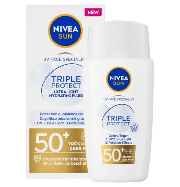 Nivea Sun Zonnebrandcréme Face Triple Protect SPF 50+ 40 ml