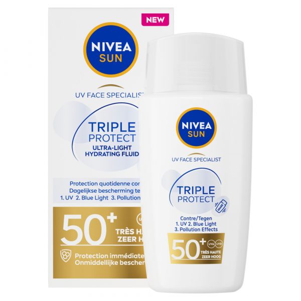 Nivea Sun Zonnebrandcréme Face Triple Protect SPF 50+ 40 ml