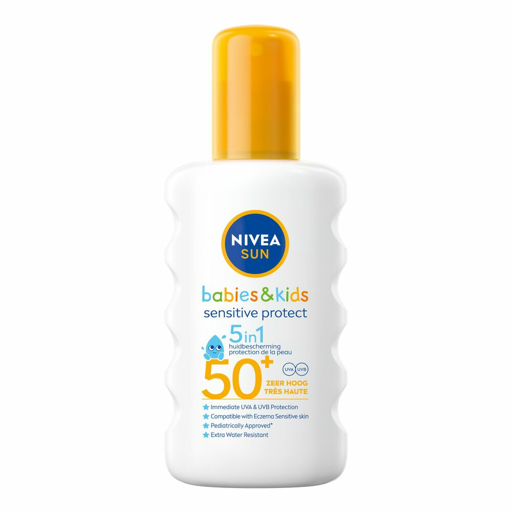 Nivea Sun Zonnemelk Babies&Kids Sensitive Protect SPF 50+ 200 ml