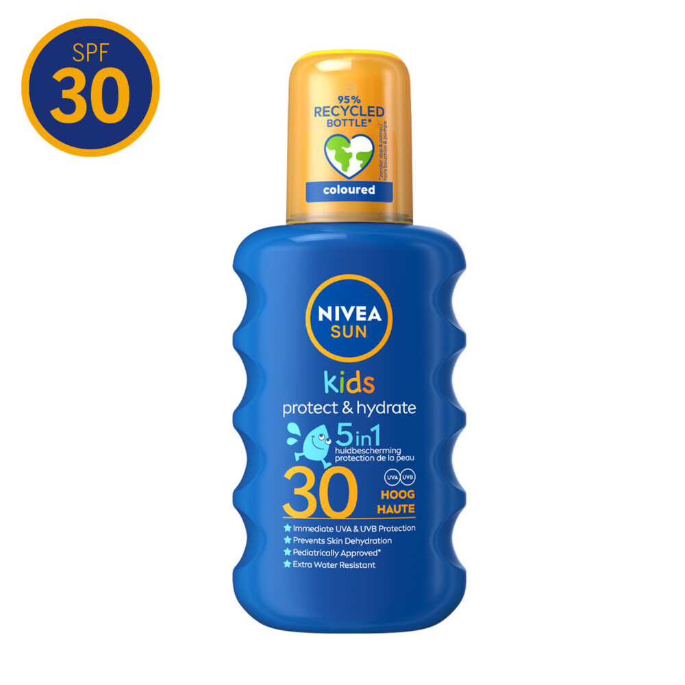 6x Nivea Sun Zonnespray Babies&Kids SPF 30 200 ml