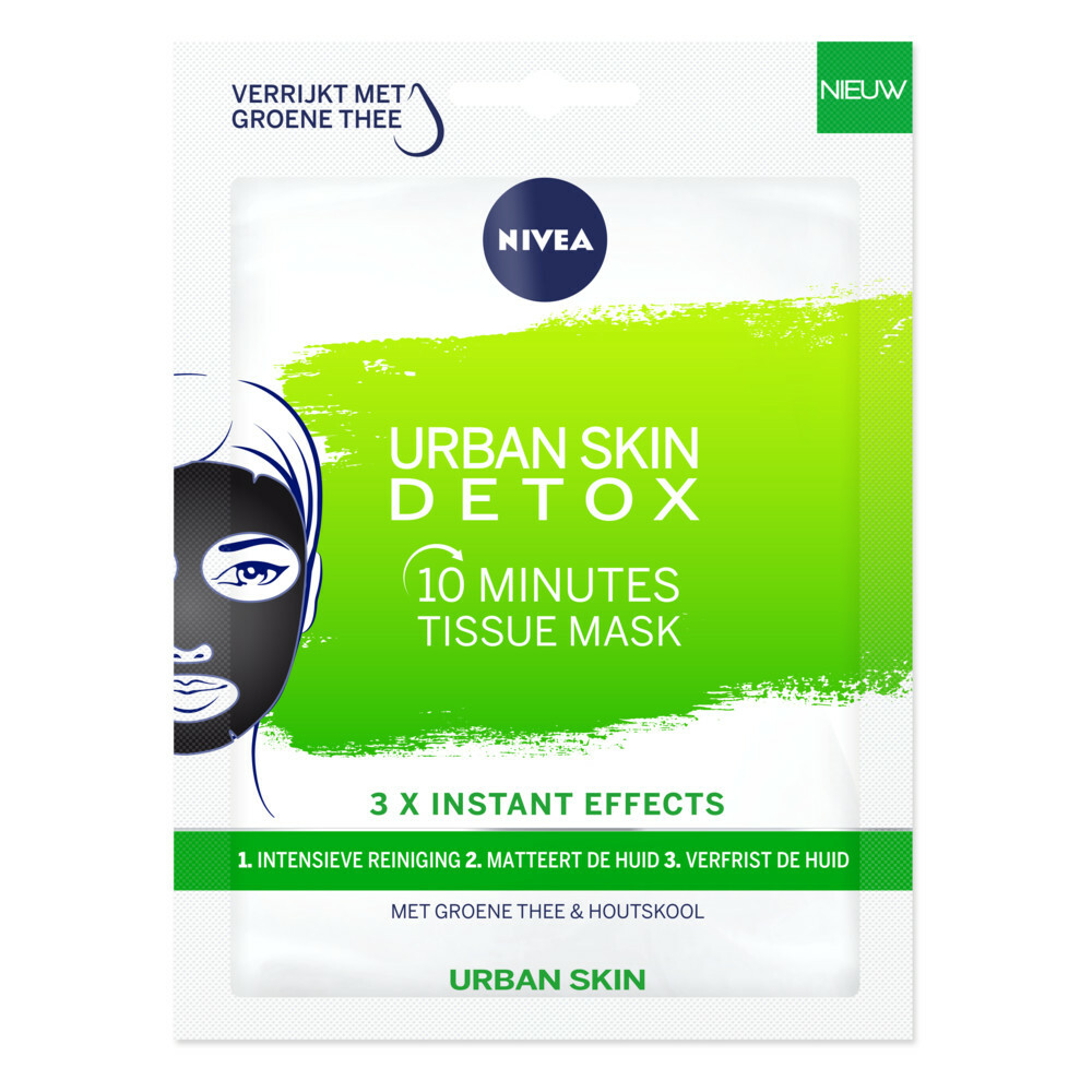 3x Nivea Urban Skin Detox Masker