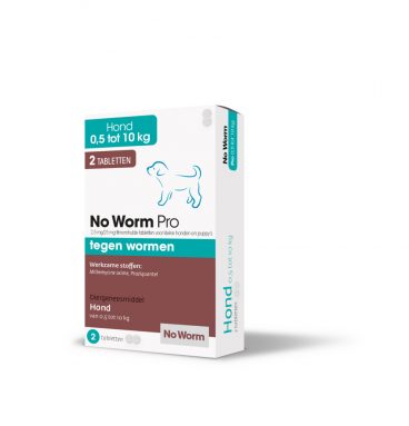 No Worm Pro Ontworming Tabletten Hond en Puppy vanaf 0