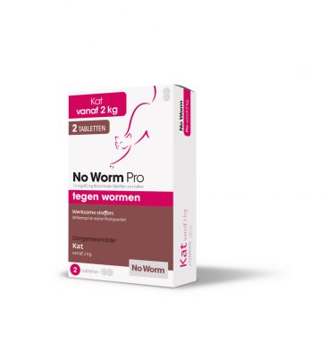 No Worm Pro Ontworming Tabletten Kat vanaf 0