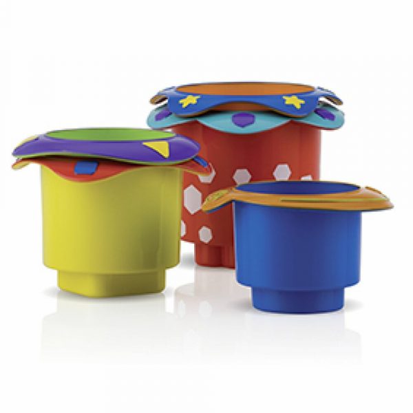 Nuby Badspeelgoed Stapelbekertjes 1 set