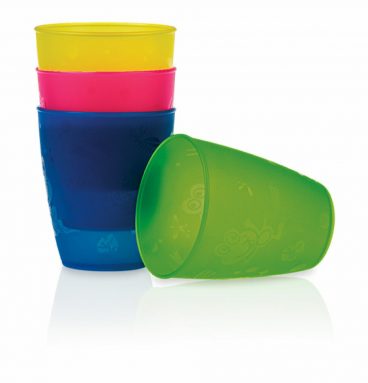 Nuby Open Drinkbeker Set 4 stuks 300 ml