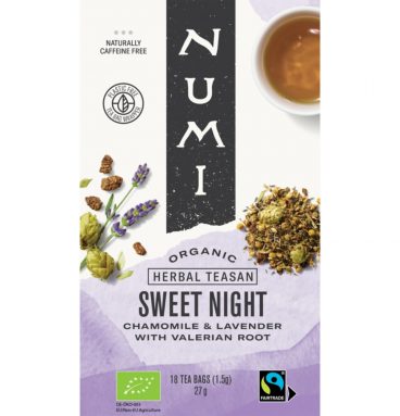 3x Numi Biologische Theezakjes Sweet Night 18 stuks