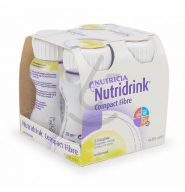 3x Nutricia Nutridrink Fiber Vanille 4 x 200 ml