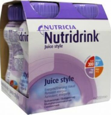 3x Nutricia Nutridrink Juicestyle Classic Zwarte Bessen 800 ml