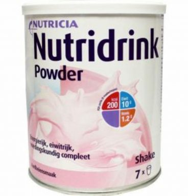 3x Nutricia Nutridrink Poeder Aarbei 335 gr