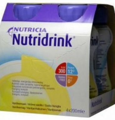 3x Nutricia Nutridrink Vanille 4 x 200 ml