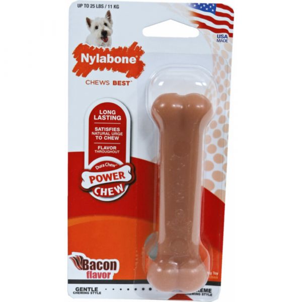 Nylabone Chew Regular Bot Bacon S 11