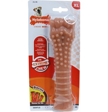 Nylabone Chew Souper Bot Bacon XL 19