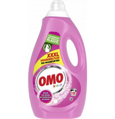 2x OMO Vloeibaar Wasmiddel Kleur 5 liter