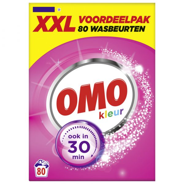 2x OMO Waspoeder Kleur 4