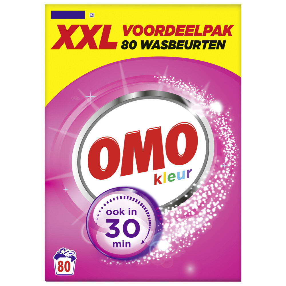 2x OMO Waspoeder Kleur 4