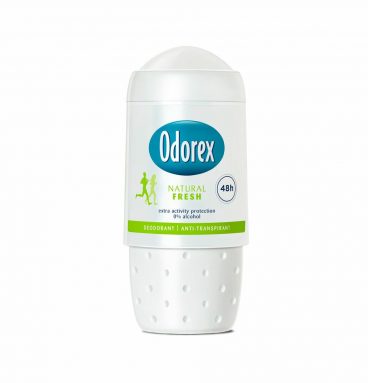 6x Odorex Deodorant Roller Natural Fresh 50 ml