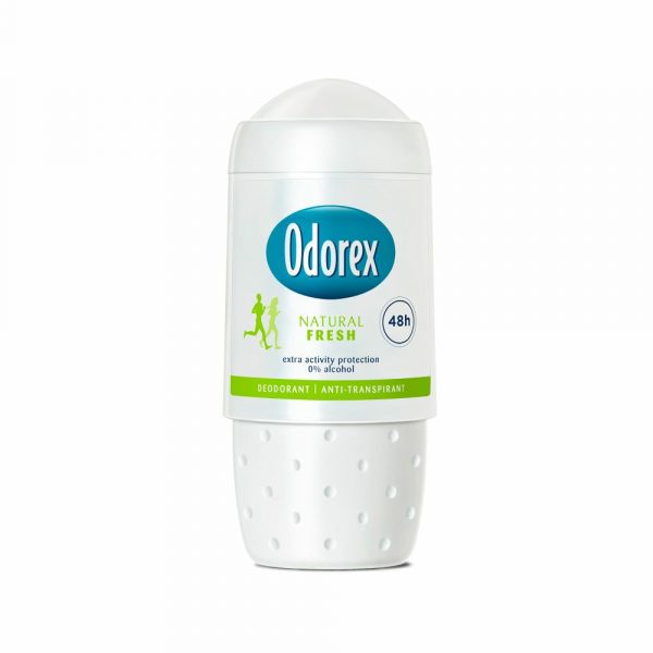 6x Odorex Deodorant Roller Natural Fresh 50 ml