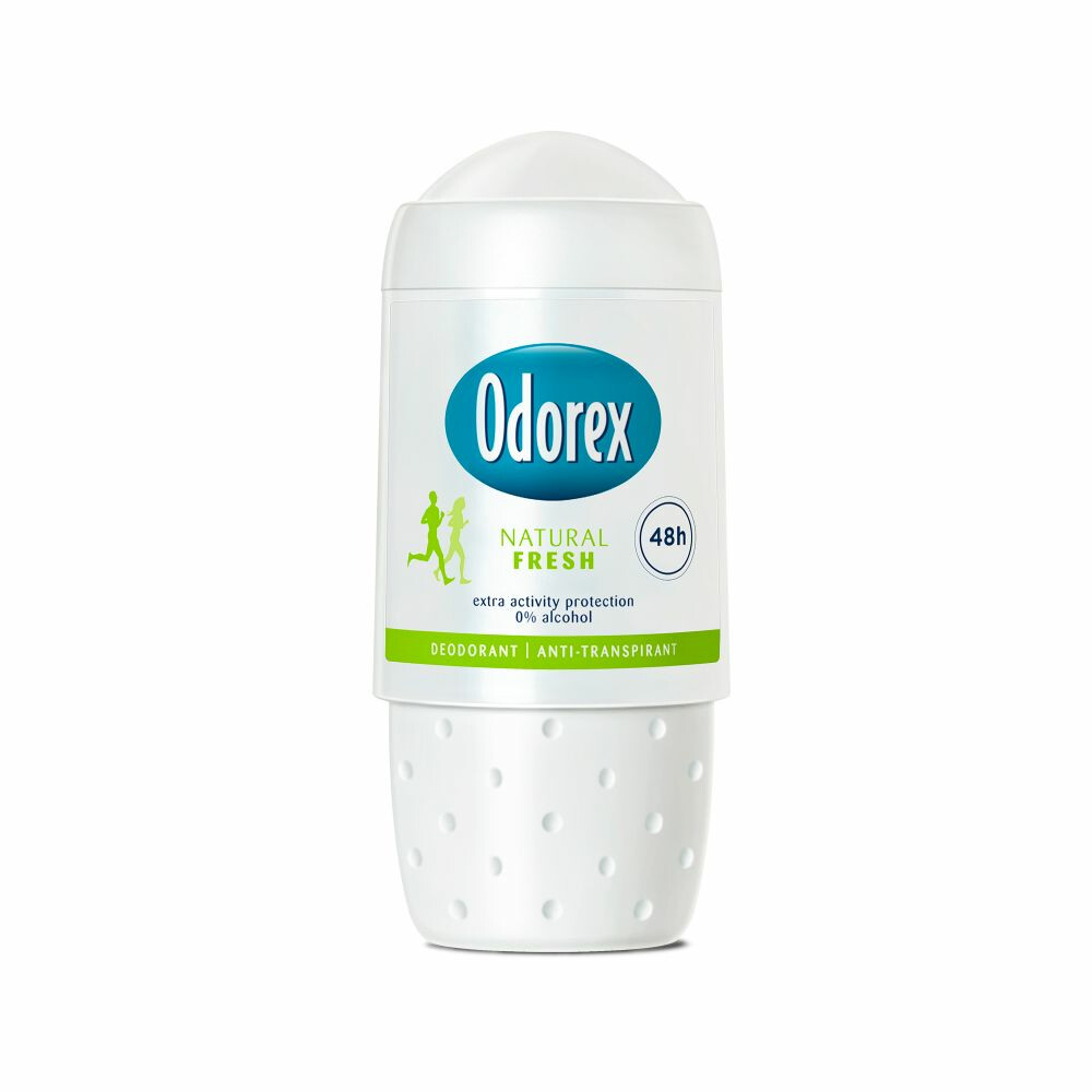 6x Odorex Deodorant Roller Natural Fresh 50 ml