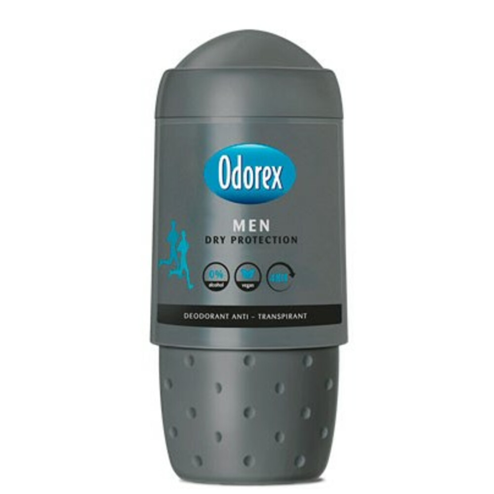 6x Odorex For Men Dry Protection Deodorant Roller 50 ml