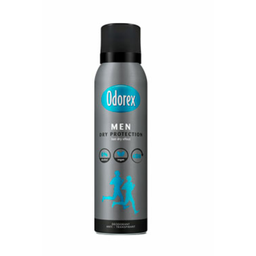 6x Odorex For Men Dry Protection Deodorant Spray 150 ml