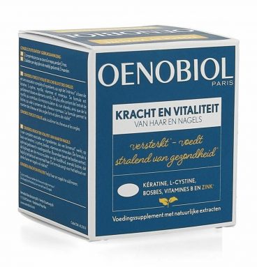 Oenobiol Kracht&Vitaliteit van Haar en Nagels 60 capsules