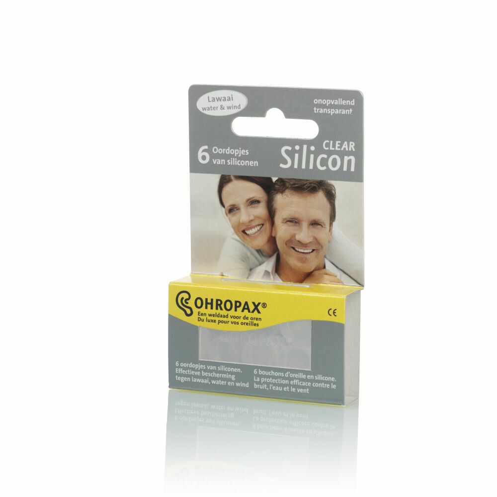 Ohropax ClearSilicon 6 stuks