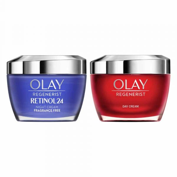 Olay Regenerist Dagcrème&Retinol24 Nachtcrème Pakket